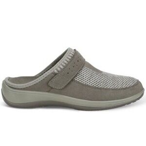 OrthoFeet Louise Women 8.5 Wide Beige Orthopedic Comfort Mules Clogs 732 Shoes